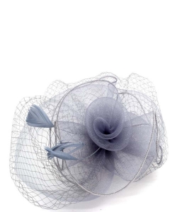 Mesh Net Flower Hair Clip HA300037 GRAY
